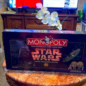 PARKER BROTHERS 1977 -1997 MONOPOLY STAR WARS LIMITED COLLECTORS EDITION